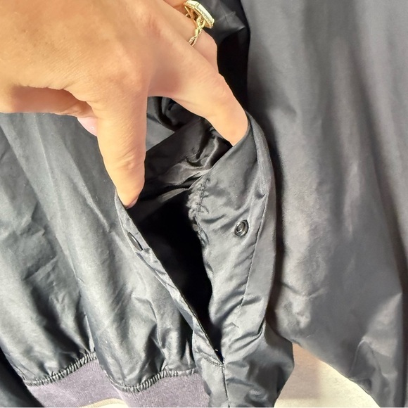 Fenwick Mens Vintage Fishing Pullover V-Neck Windbreaker Black Jacket Size XL - Picture 8 of 12